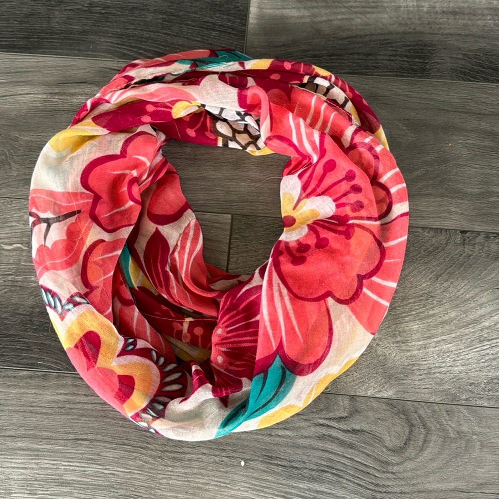 Colorful light weight infinity scarf